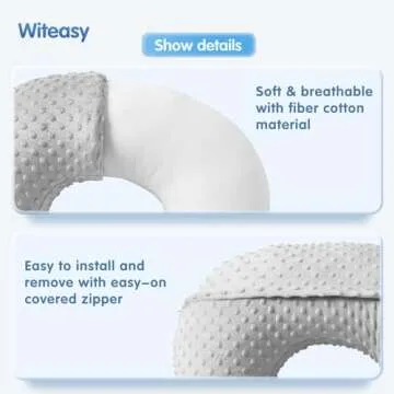 Witeasy Nursing Pillow - Ergonomic Feeding Support for Babies