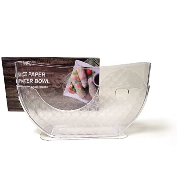 BANU Rice Paper Bowl for Perfect Spring Rolls and Wraps