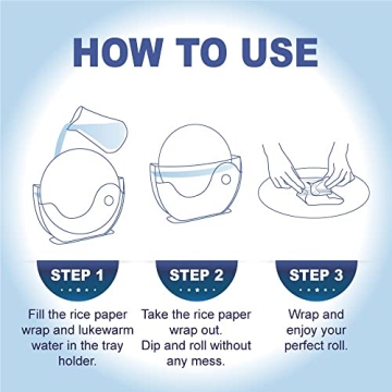 BANU Rice Paper Bowl for Perfect Spring Rolls and Wraps