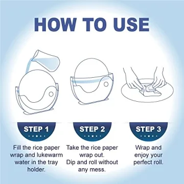 BANU Rice Paper Bowl for Perfect Spring Rolls and Wraps