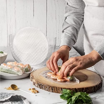 BANU Rice Paper Bowl for Perfect Spring Rolls and Wraps