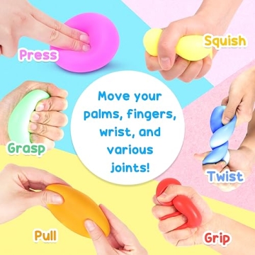 Stress Balls Squishy Fidget Toys OleOletoy 6 Pack