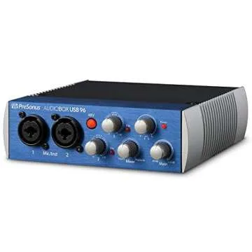 PreSonus, 2 Audio Interface, Blue, PC/Mac-2 Mic Pres (AUDIOBOX USB 96)