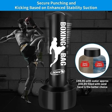 JUOIFIP 69'' Standing Punching Bag for Adults