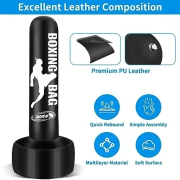 JUOIFIP 69'' Standing Punching Bag for Adults