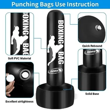 JUOIFIP 69'' Standing Punching Bag for Adults