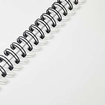 Daler-Rowney Optima Lightly Textured 250gsm A5 Mixed Media Paper Spiral Pad, 30 White Sheets, Ideal for Professional Artists & Students