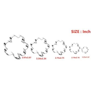 Shamrock Cookie Cutters Set - 5 Premium Stainless Steel Cutters