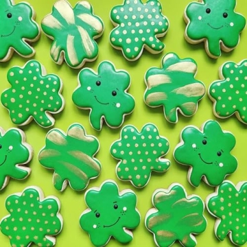 Shamrock Cookie Cutters Set - 5 Premium Stainless Steel Cutters