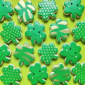 Shamrock Cookie Cutters Set - 5 Premium Stainless Steel Cutters