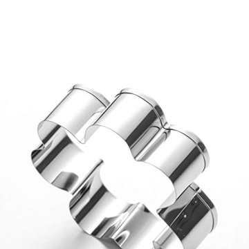 Shamrock Cookie Cutters Set - 5 Premium Stainless Steel Cutters