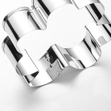 Shamrock Cookie Cutters Set - 5 Premium Stainless Steel Cutters