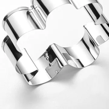 Shamrock Cookie Cutters Set - 5 Premium Stainless Steel Cutters