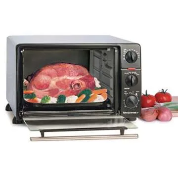 Elite Gourmet 6 Slice Toaster Oven Rotisserie XL Capacity