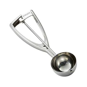 Cookie Scoop Set - #60/1 Tbsp, #40/2 Tbsp, #20/ 3Tbsp - 3 PCS Cookie Scoops for Baking Set of 3 - Cookie Dough Scoop - Made of 18/8 Stainless Steel