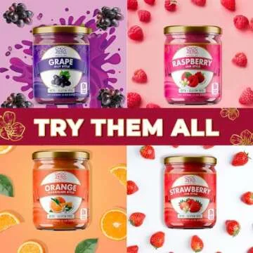 ChocZero Keto Black Cherry Jam - No Sugar Added, Low Carb, Keto Friendly, High in Fiber, Gluten Free, Naturally Sweetened with Monk Fruit (1 jar, 12 oz)