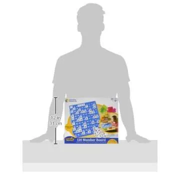 Learning Resources 120 Number Board -181 Pieces, Ages 6+ Learning Math Games for Kids, Educational and Fun Games for Kids