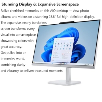 Lenovo All-in-One Desktop, Intel 8-Core, 16GB RAM, 1TB SSD