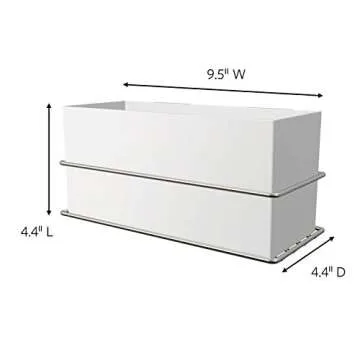 Command Wall and Cabinet Organizer with Water Resistant Command Strips, Perfect for Bathroom Organiz...