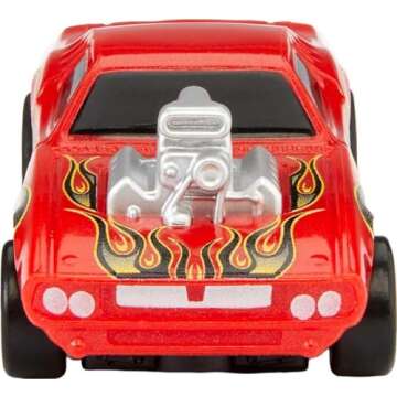 Hot Wheels RC Toy Car, Remote-Control Rodger Dodger in 1:64 Scale, Works On- & Off-Track