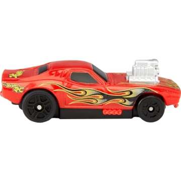 Hot Wheels RC Toy Car, Remote-Control Rodger Dodger in 1:64 Scale, Works On- & Off-Track