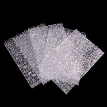 200 Pcs Clear Bubble Pouches Bags Protective Bubble Pouch Double Walled Cushioning Bags Thickening Shockproof Foam Bags for Shipping,Storage and Moving,4x6 Inches by WWahuayuan