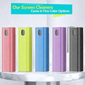 Compact 3 in 1 Touchscreen Cleaner Spray and Wipe 2 Pcs