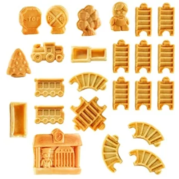 Train Set Waffle Maker for Kids - Fun Family Breakfast Adventure