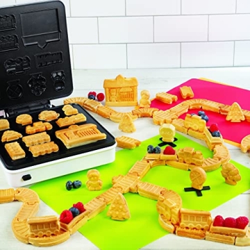 Train Set Waffle Maker for Kids - Fun Family Breakfast Adventure