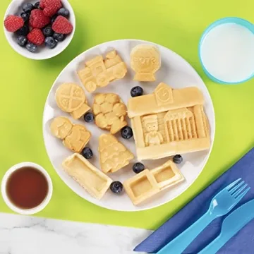 Train Set Waffle Maker for Kids - Fun Family Breakfast Adventure