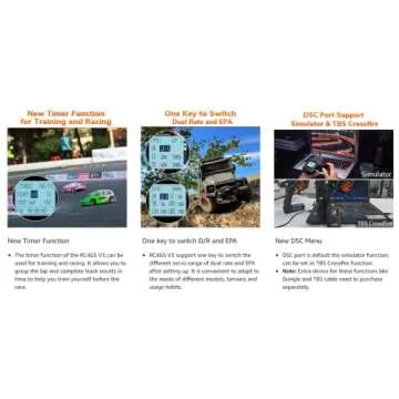 RadioLink RC4GS V3 2.4G 4CH RC Transmitter and Receiver R6FG Gyro Inside Pistol Grip Remote Controller for RC Car Boat Tank Buggy