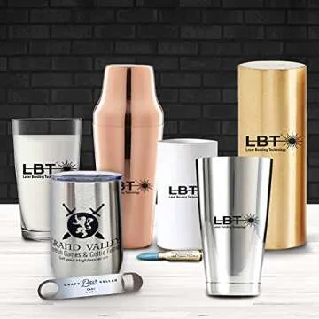 LaserBond 100 Aerosol Black Laser Marking Spray 12 oz, Compatible with CO2 Fiber Diode and YAG Laser Engravers, Permanent Marks on Metal Glass and Ceramic