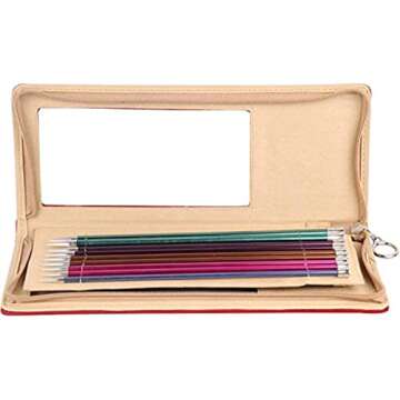Knitter's Pride Zing Straight Needles Set 10" for Effortless Knitting