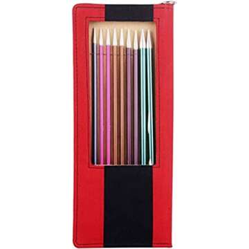 Knitter's Pride Zing Straight Needles Set 10" for Effortless Knitting