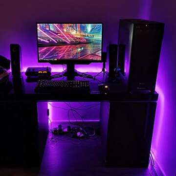 Ontesik LED Black Light Strip Kit - 20ft with 360 LEDs