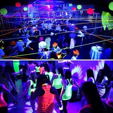 Ontesik LED Black Light Strip Kit - 20ft with 360 LEDs