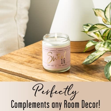 Sweet 16 Soy Candle - Perfect Gift for Girls