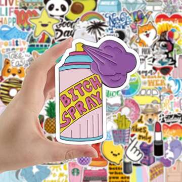 100pcs Water Bottle Stickers for Kids Classroom Kids Stickers bulkwaterproof Stickers for Water Bottle Fun Stickers Suitable for Sticking on Water Bottles Kid Stickers