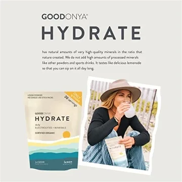 GOODONYA Organic Hydration Electrolyte Powder - Lemon Flavored