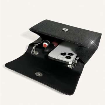 Trisapu Women's Sparkly Bow Evening Clutch Purse