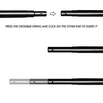 EMART Photo Video Studio 7 x 10ft Green Screen Backdrop Stand Kit, Photography Background Support System with 6 x 9ft 100% Cotton Muslin Chromakey Curtain