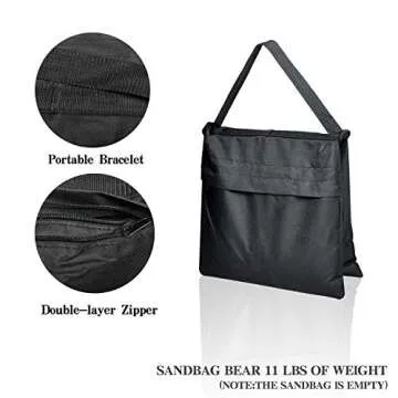 EMART Photo Video Studio 7 x 10ft Green Screen Backdrop Stand Kit, Photography Background Support System with 6 x 9ft 100% Cotton Muslin Chromakey Curtain