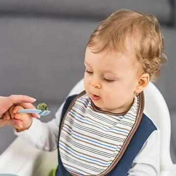 Silicone Toddler Fork Spoon Set for 1 Year+, Soft kid Training Utensils for Self-feeding, Food Grade Silicone Baby Cutlery, Dishwasher Safe and BPA Free Set of 6 - Dilovely