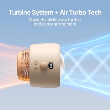 JISULIFE Large Stroller Fan - Powerful & Portable