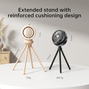 JISULIFE Large Stroller Fan - Powerful & Portable