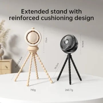 JISULIFE Large Stroller Fan - Powerful & Portable