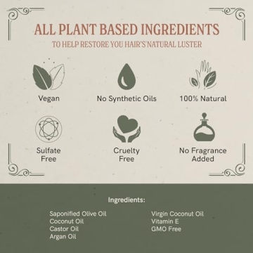 J.R.LIGGETT'S Natural Coconut Argan Shampoo Bar 3.5oz | Vegan