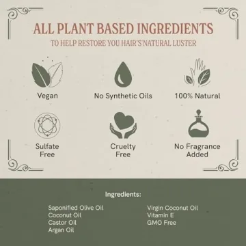 J.R.LIGGETT'S Natural Coconut Argan Shampoo Bar 3.5oz | Vegan