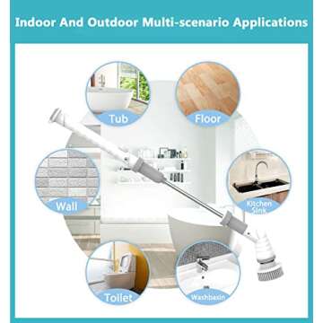 Electric Spin Scrubber for Effortless Home Cleaning Solutions