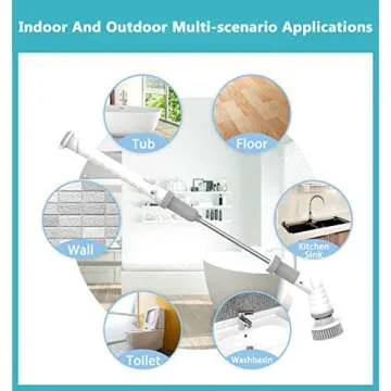 Electric Spin Scrubber for Effortless Home Cleaning Solutions